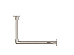 Lade das Bild in den Galerie-Viewer, L Form - Garderobenstange aus Edelstahl