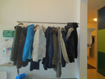 Lade das Bild in den Galerie-Viewer, U-Form Garderobenstange Edelstahl als Wandgarderobe
